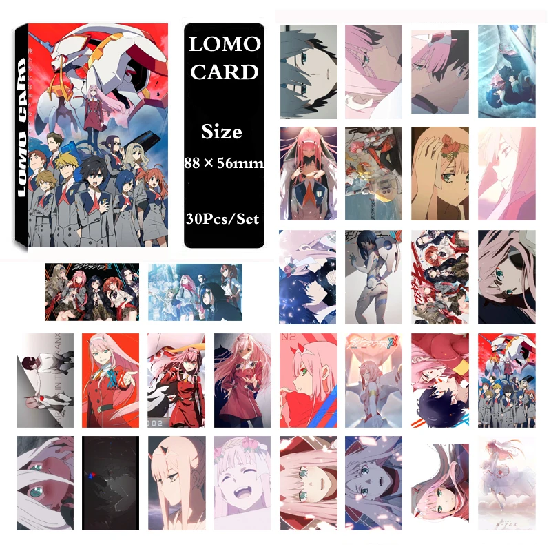 

Japan Anime DARLING in the FRANXX Self Made Paper Lomo Card Photo Card Poster Photocard