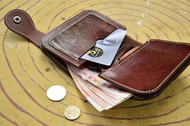 Genuine leather wallet 11