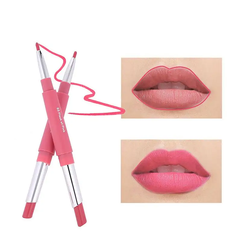 

14 Color Lipstick Matte Red Lip Long Lasting Waterproof Make Up Mate Lip Stick Nude Pink Lips Liner Pencil Gloss Makeup