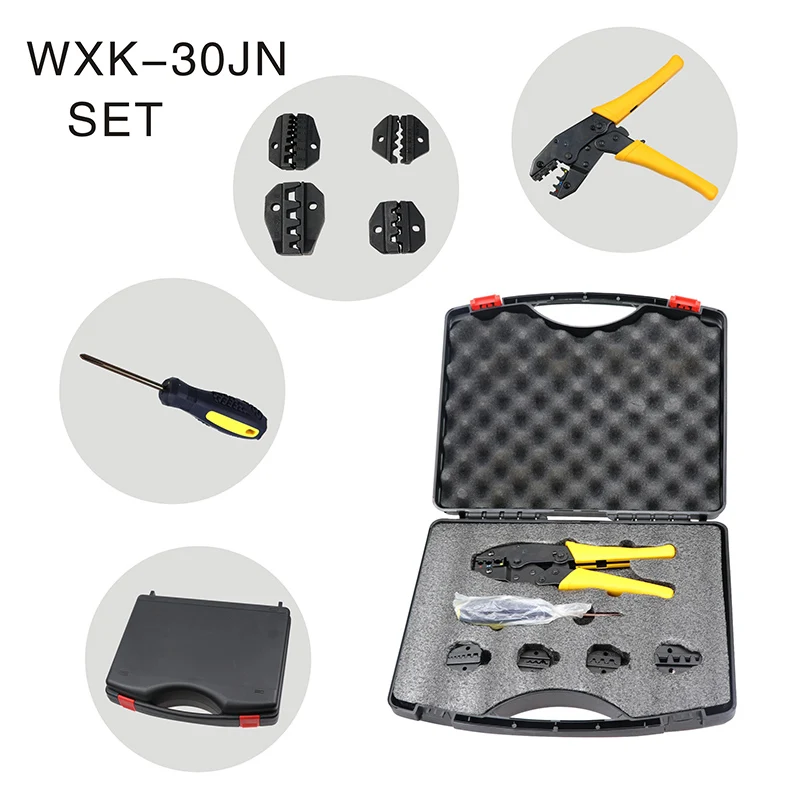 

Crimping Tool Set Cable Cutter Crimper Kablo Kesici Pliers Tools Crimp Alicate Plier Wire Alicate Crimpador Alicates WXK-30J