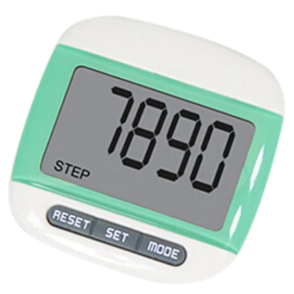 SZ LGFM Multifunction LCD Pedometer Walking Step Distance Calorie font b Calculation b font Counter Green