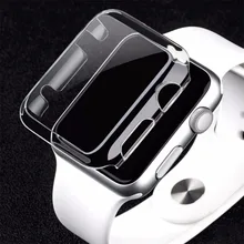 Чехол для часов из поликарбоната, прозрачный защитный чехол для Apple Watch, 42 мм, 38 мм, цветной чехол для iwatch, серия 1, 2, 3