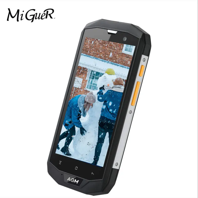 Оригинальный AGM A8 IP68 Водонепроницаемый Android 7 0 MSM8916 четырехъядерный 1 2 ГГц 5 дюймов