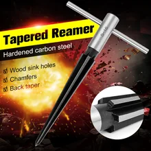 5-16mm Bridge Pin Hole Hand Held Reamer Steel T Handle Tapered 6 Fluted Chamfer Reaming Woodworker Cutting Core Drill Bit Tool 5-16mm Bridge Pin Hole Hand Held Reamer Steel T Handle Tapered 6 Fluted Chamfer Reaming Woodworker Cutting Core Drill Bit Tool