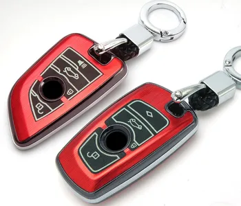 

Gift Key Holder Wallet Case For BMW X1 X3 X4 X5 X6 F10 F20 F30 F15 F16 F48 G30 G38 525 540 740 1 2 5 7 Series 3/4ButtonKey Bag