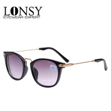 LONSY Prescription Lens -1.0 -2.0 -3.0 -4.0 Fashion Myopia Reading Sunglasses Brand Prescription Sun glasses For Women Men