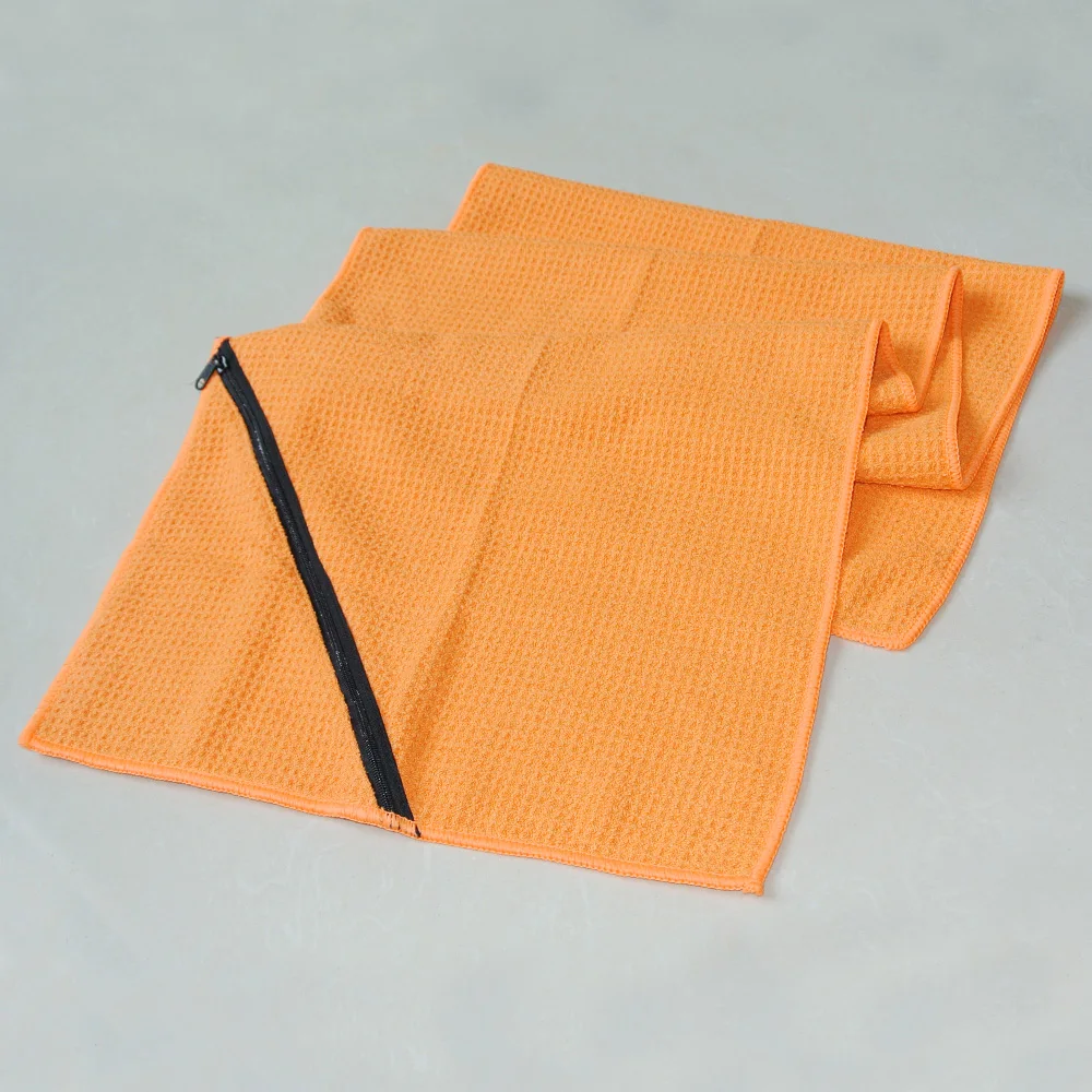 Green World Sport Running Towels, Quick-drying with Pocket ,Outdoor Sports, Cycling, Swimming, Hiking, Climbing, Soft Towel 4