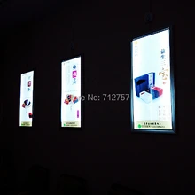 Свет окна/плакат с подсветкой Дисплей кнопки Рамки Ultra Slim 28 мм Глубина
