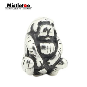 

Mistletoe Genuine 925 Sterling Silver Animal St. Bernard Dog Charm Bead Fits European 3.0mm Bracelet Jewelry