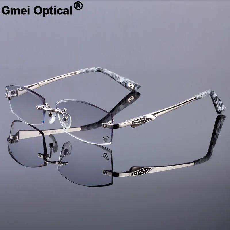 Aliexpress.com : Buy Simple Easy Men Rimless Frame Women Titanium Alloy ...