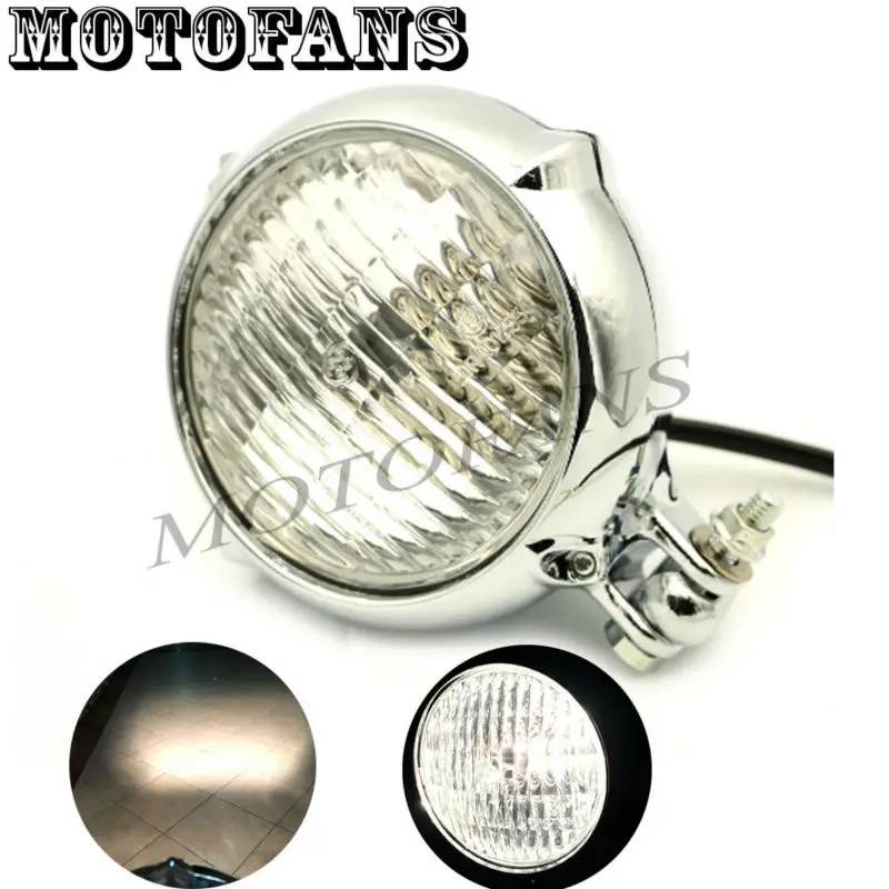 Motofans CHOPPER CUSTOM HEADLIGHT HEAD LIGHT FOR HARLEY 72 883 48