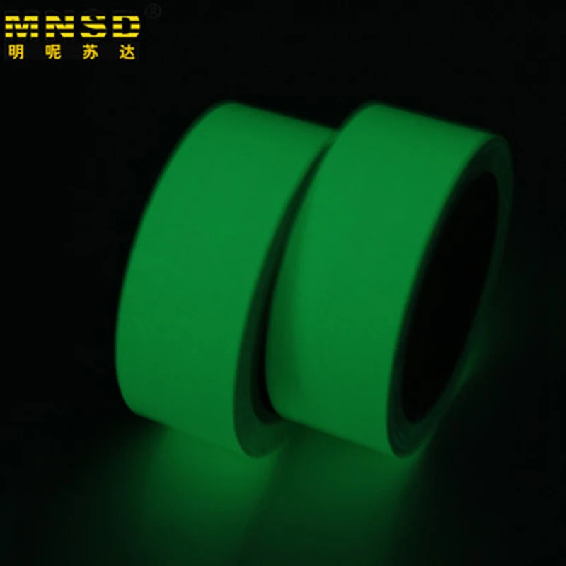 

MNDS 10M 50MM Luminous Tape Self-adhesive Warning Tape Night Vision Glow In Dark Safety Security Home Decoration Tapes