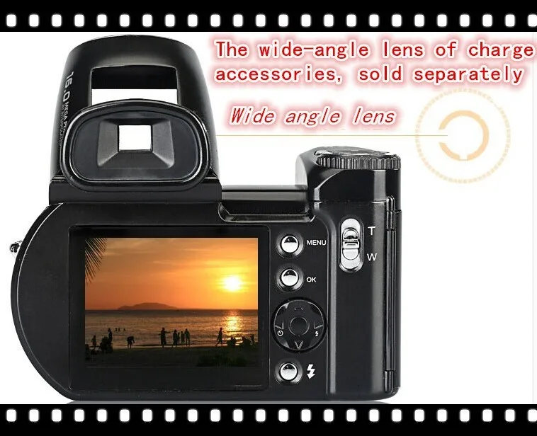 Cheap Price SLR Type Camera Digital DC-510T Fixed Focus SD Card Slot Digital Compact Camera 8x Digital Zoom Digital Video Camera