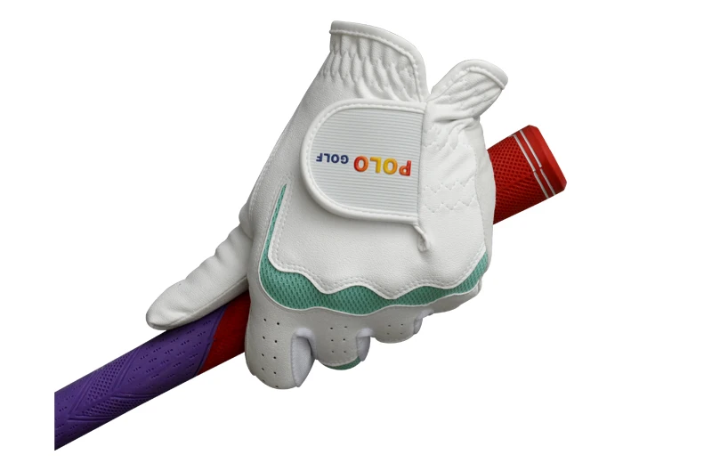 Бренд POLO, новинка, цветные женские перчатки для гольфа, полиуретановые профессиональные прочные синтетические перчатки для гольфа, перчатки для гольфа для левой и правой руки