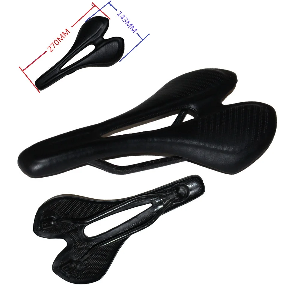 2017 new hollow super light full carbon road / mountain bike saddle cushion / carbon / carbon
