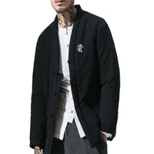 Мужская зимняя и осенняя куртка в китайском стиле, пальто, новые мужские парки, теплое мужское пальто, хлопковая куртка