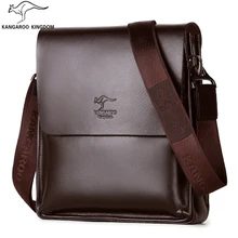 Kangaroo Kingdom Famous Brand Men Bag Leather Mens Messenger Bags One Shoulder Crossbody Bag