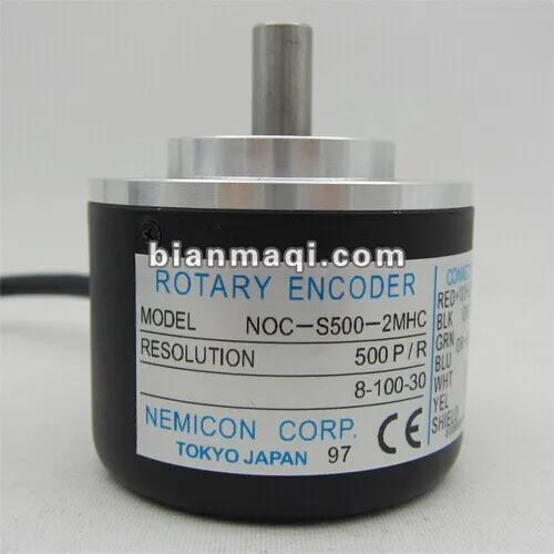 

New spot NOC-S500-2MHC rotary encoder outer diameter 50mm solid shaft shaft diameter 8mm incremental NEMOCON internal control