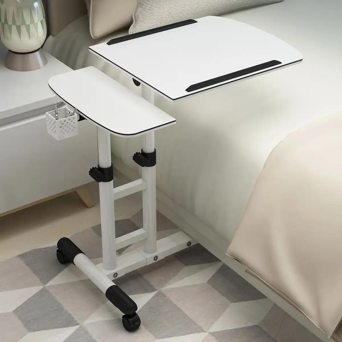 Lifting And Rotating Tilt Portable Laptop Table Stand Lap Sofa Bed Tray Computer Desk Folding Standing