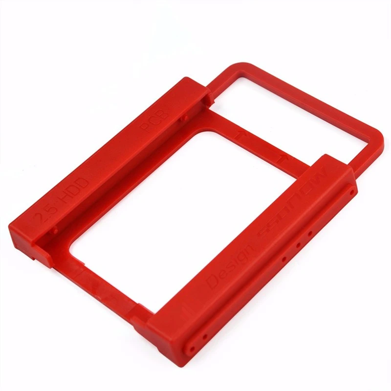 

KingDian New Universal 2.5'' to 3.5'' SSD HDD Environmental Plastics Adapter Mounting Bracket Hard Drive Holder for Desktop PC