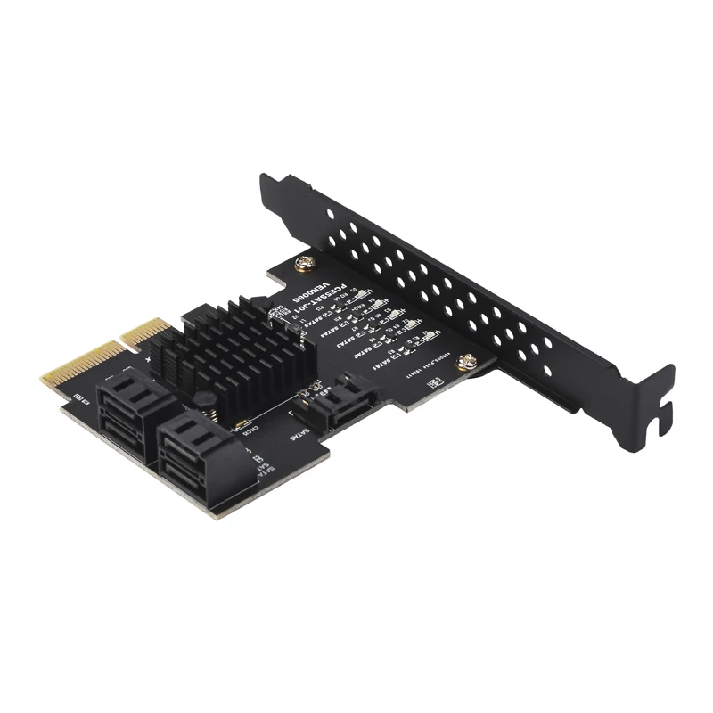 Добавить на карты PCI-E SATA PCI Express SATA 3 контроллер PCIE SATA HUB 5 портов SATA3 6 Гбит/с адаптер+ низкопрофильный кронштейн для рабочего стола