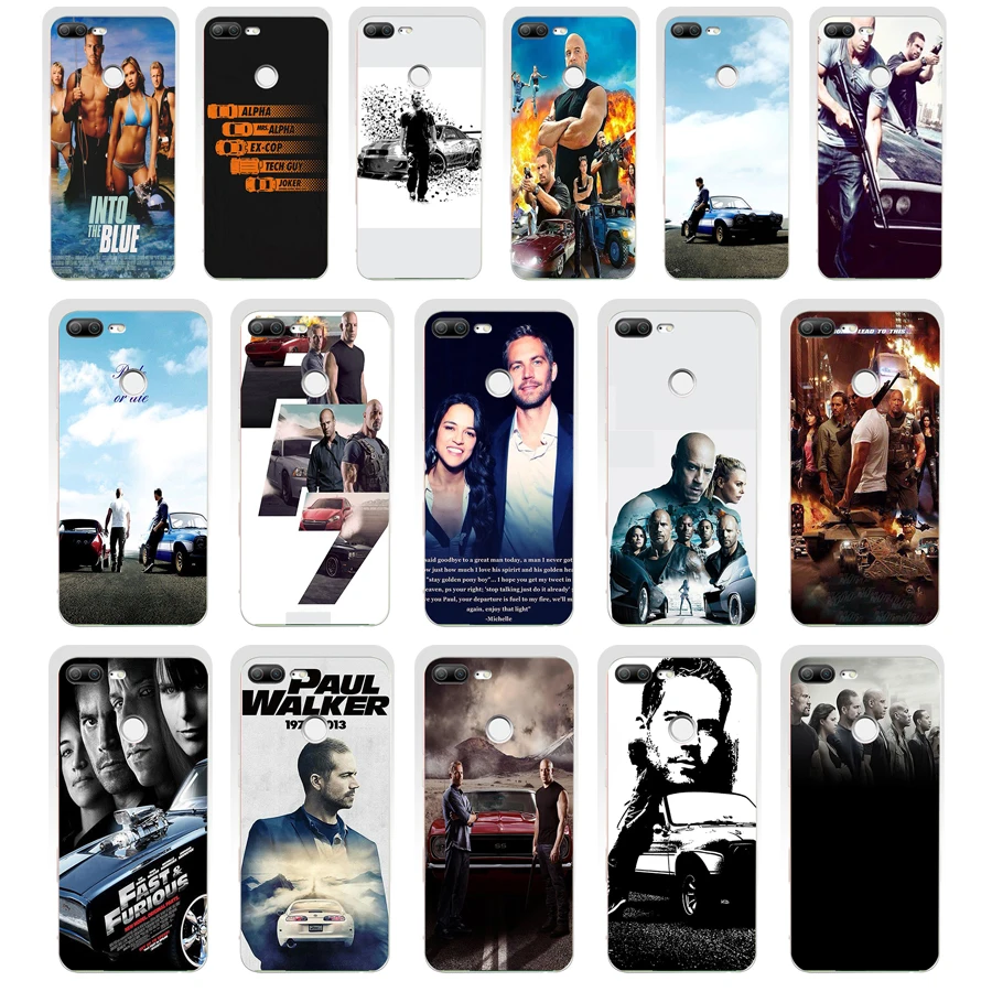 

223SD Fast & Furious and Paul Walker gift Soft Silicone Tpu Cover phone Case for huawei Honor 8 9 Lite 8X p 9 lite 2016