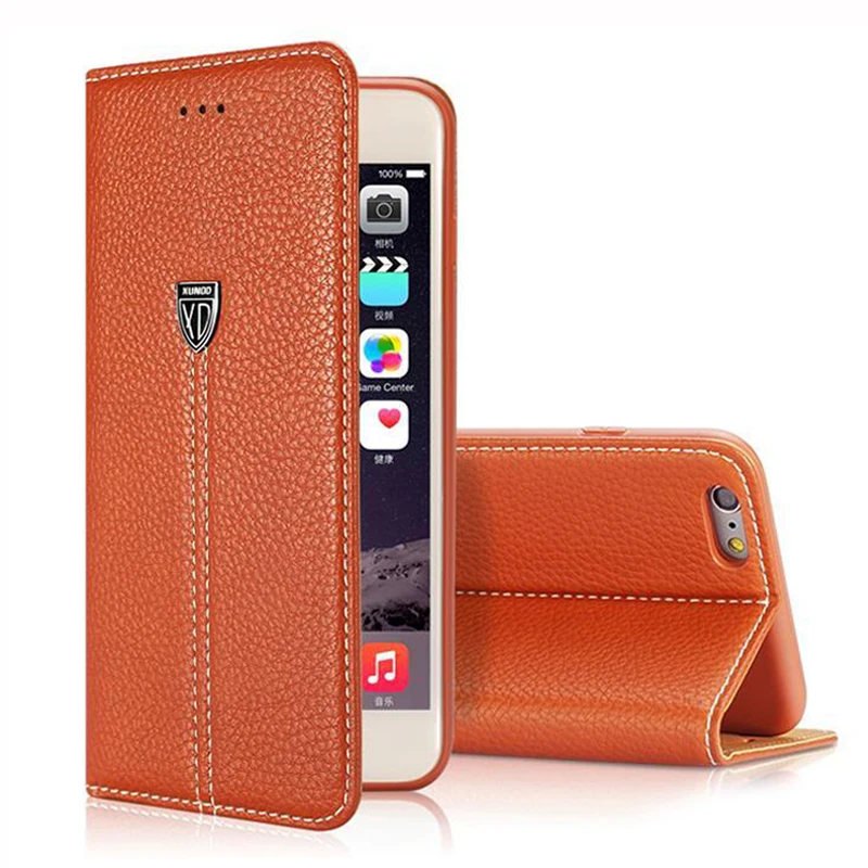 for iphone 6s Case Luxury Leather Flip Cases for Apple iphone 7 Plus 5 5S Retro