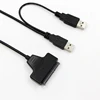 USB 2.0 To SATA 7+15 Pin 22 Pin Adapter Cable for 2.5