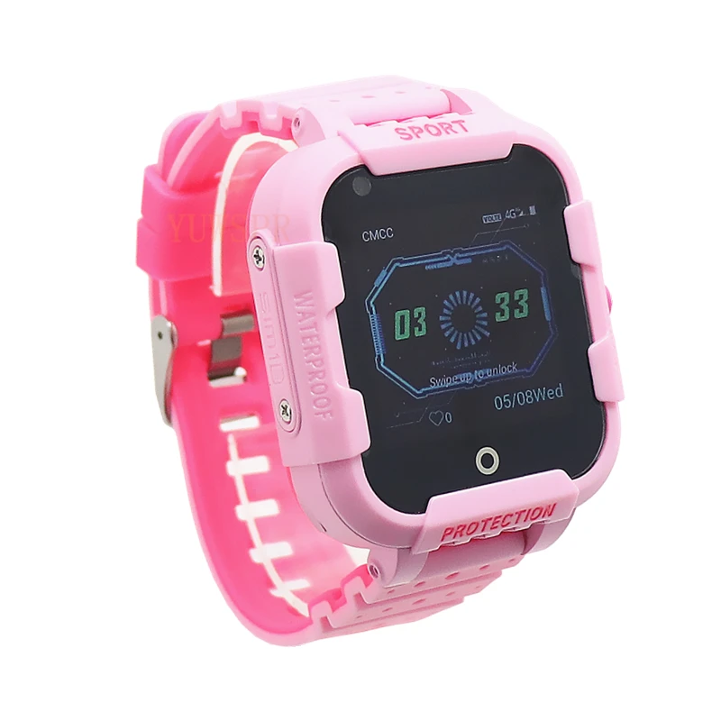 Детский трекер 4G Смарт часы gps LBS Wi-Fi позиционирование Bluetooth SOS Вызов камера Детские Отслеживающие часы подарок DF39Z