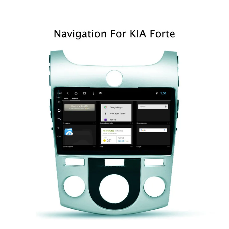 Sale NAVITOPIA 9inch 2G RAM 32G ROM Android 8.1 Car DVD Multimedia GPS Navigation for Kia Forte 2009 2010 2011 2012 2013 2014-2017 2