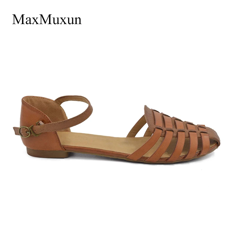 slingback flat sandals closed toe