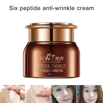 

Six peptide Anti Wrinkle Face Cream 50g Anti Aging Dry Skin Hydrating Facial Lifting Firming Peptide Serum Day Night Cream