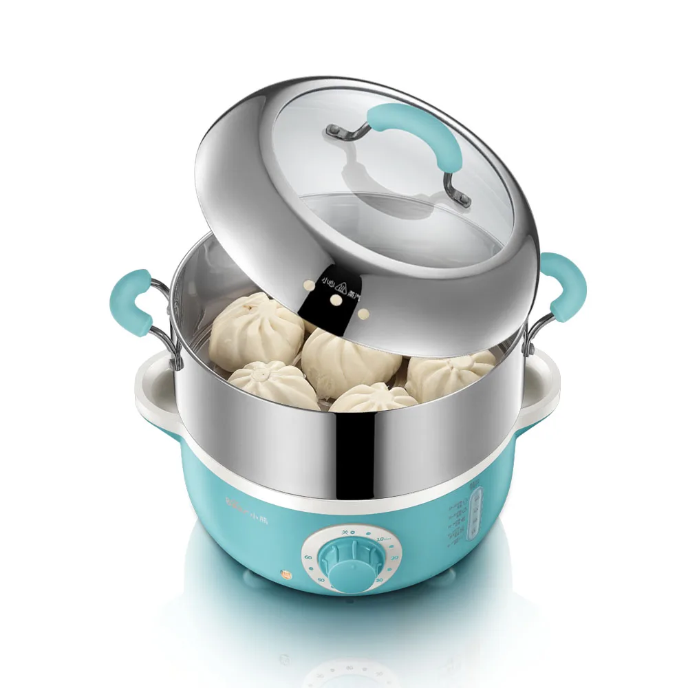  Bear Electric Steamer Steamed Two Layers Stainless Steel Cooker Cooking DZG-240GA