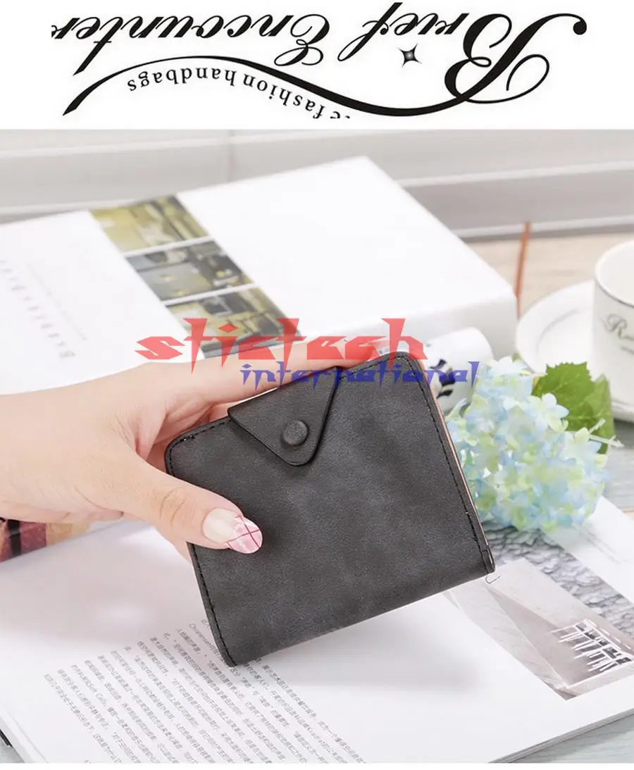 brown Durch Ems schwarzes rosa light Green Frühling 50 Leder Vintage Oder Stücke Trifold light Weibliche Frost Kurze Kleine Neue Dame Dhl Mode Frauen Mini Geldbörse Brieftasche Light Grey Mädchen Blue xfCwfqEgr