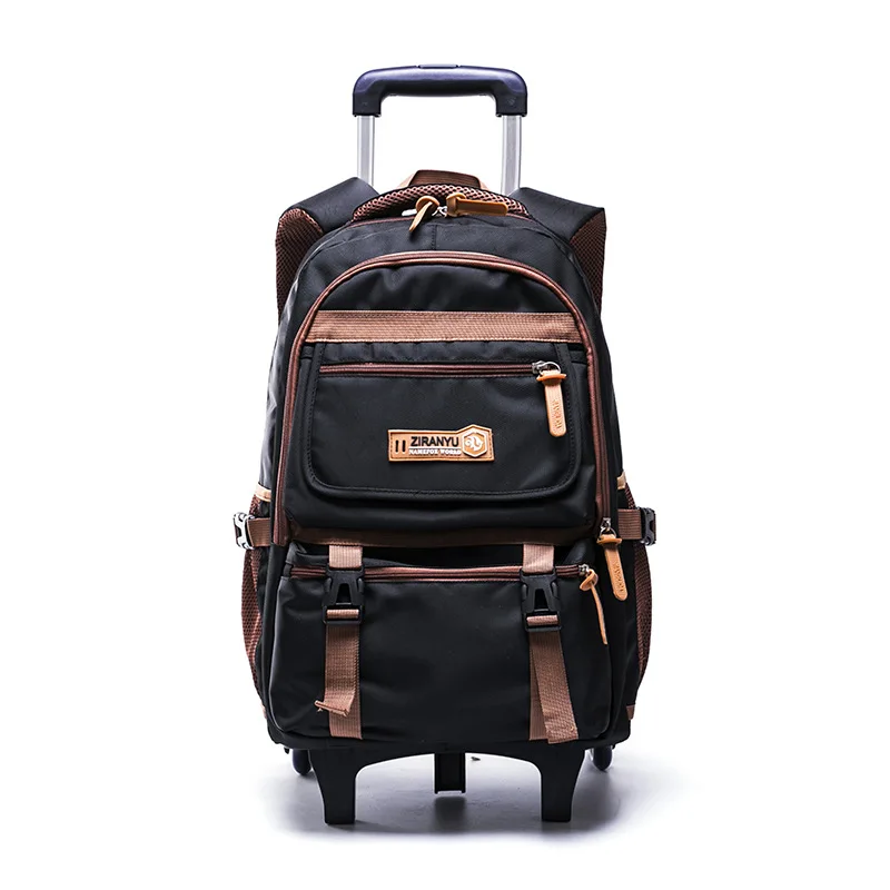 preço Removível crianças Trolley Mochila escolar Meninos Meninas Crianças Mochilas Escolares 6 Rodas Primário Mochilas crianças Mochila Com Rodas
