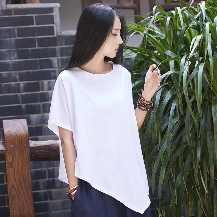 batwing sleeve irregular top