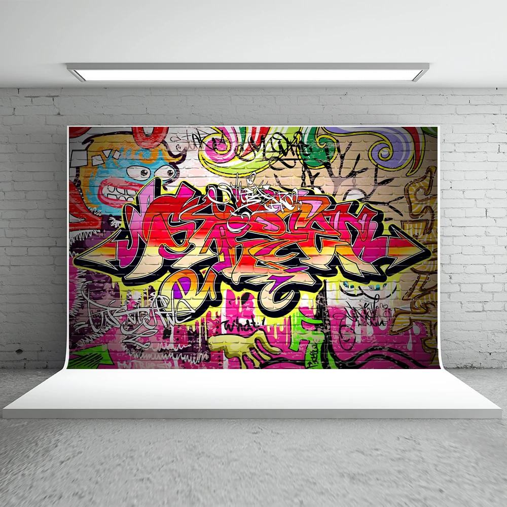 Kate Graffiti Wall Photography Backdrops 10x10ft 90S' Hip POP Backgrounds For Photo Studio Washable Baby Shower Backdrop
Kate Graffiti Wall Photography Backdrops 10x10ft 90S' Hip POP Backgrounds For Photo Studio Washable Baby Shower Backdrop