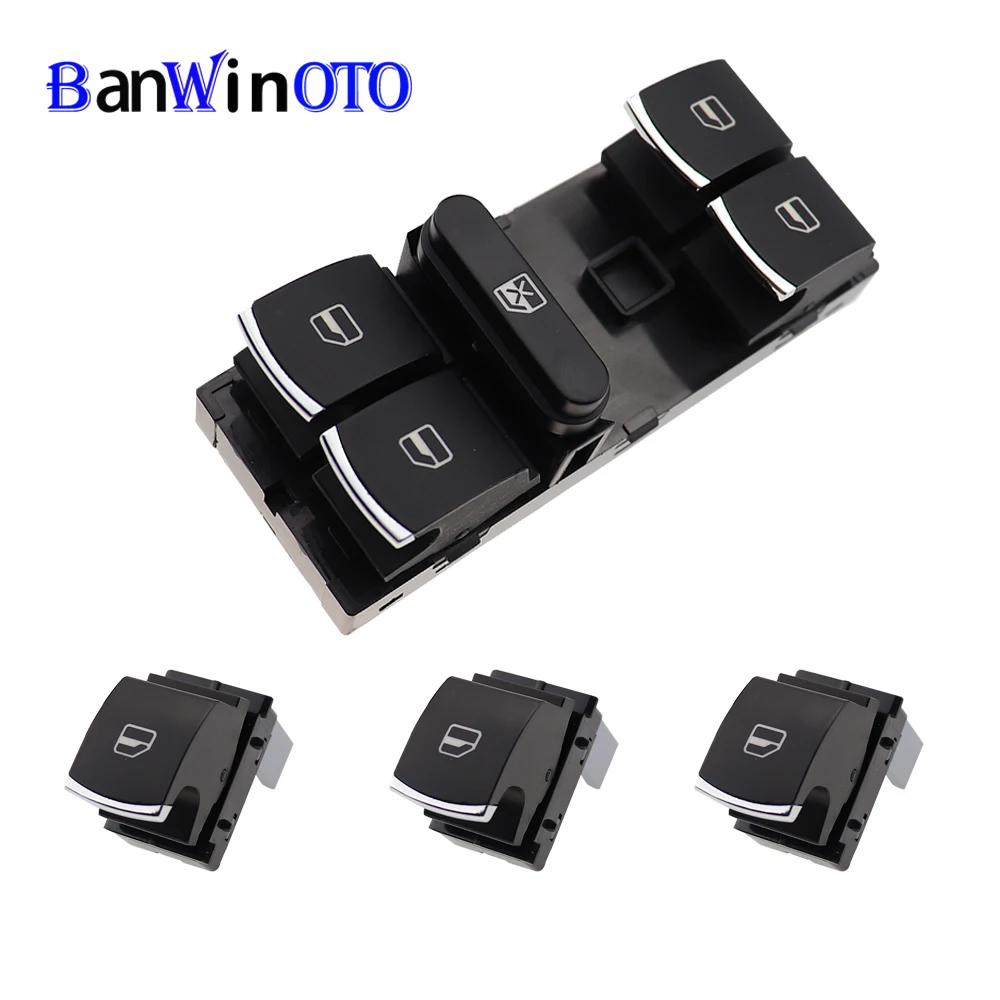 

1Set Electric Power Master Window Switch Button For VW Magotan Sagita Golf GT MK5 MK6 Rabbit Passat B6 CC OEM 5ND 959 857 855