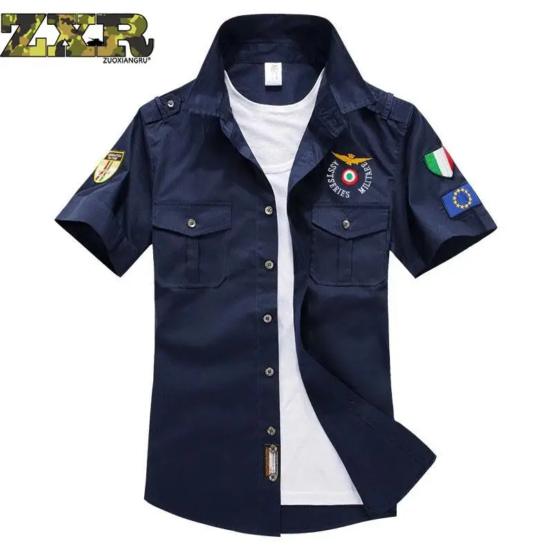 

Men's Tactical Bomber Air Force Quick Dry Shirt Waterproof Outdoor Hiking Shirt Tactical Short Sleeve Male Combat Hunting Shirts