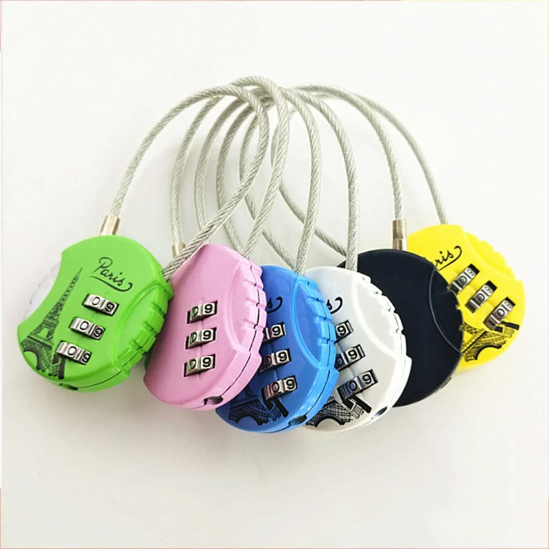 

Padlock Combination Locks 3 Digit Password Resettable Security Lock Code for Suitcase Luggage Bag Suit Hardware