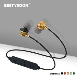 BEETYSOON S49A Bluetooth наушники с микрофоном устойчивое Тренажерный зал Спорт HIFI Беспроводной наушники бас наушники для Xiaomi для Iphone