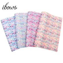 IBOWS Аксессуары 22*30 см рыбы Весы Винил Искусственная искусственная кожа для самостоятельного пошива одежды HairBow сумки обувь ремесло