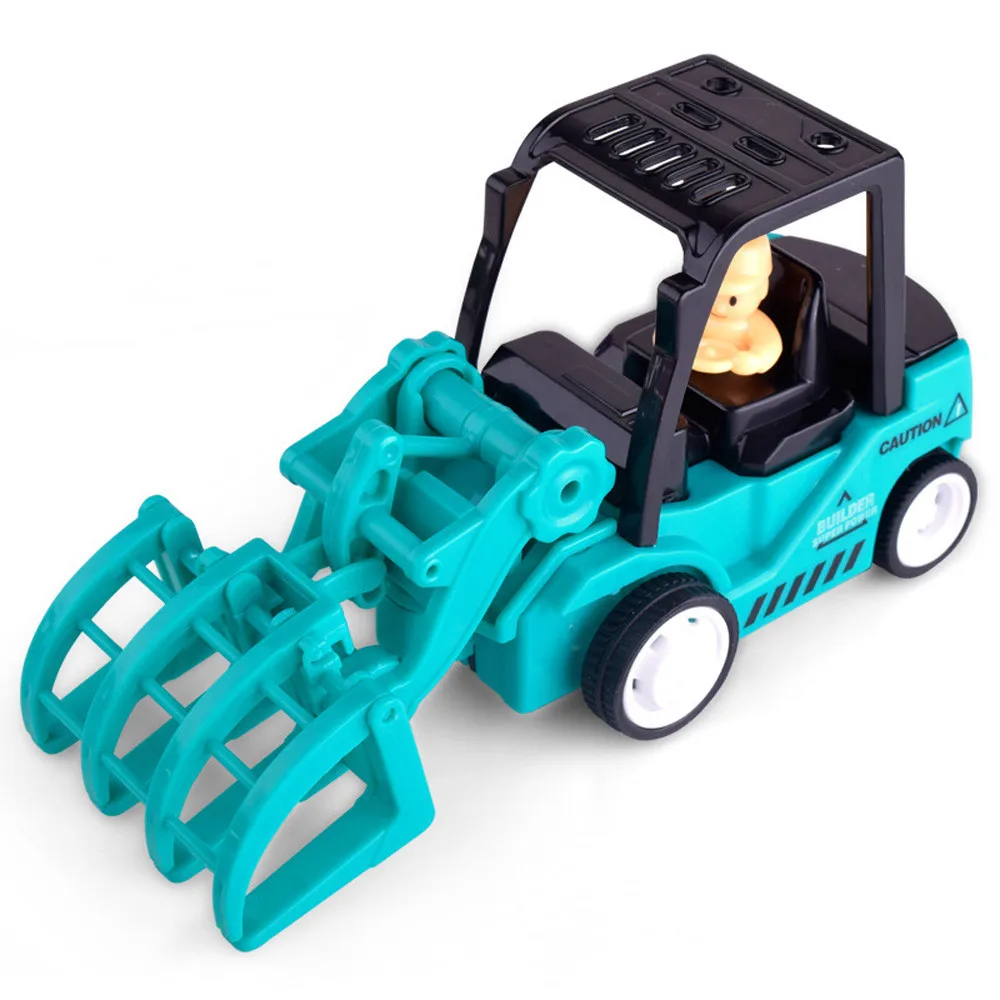 New Pull Back Construction Vehicles Dump Truck Toys Collection Model