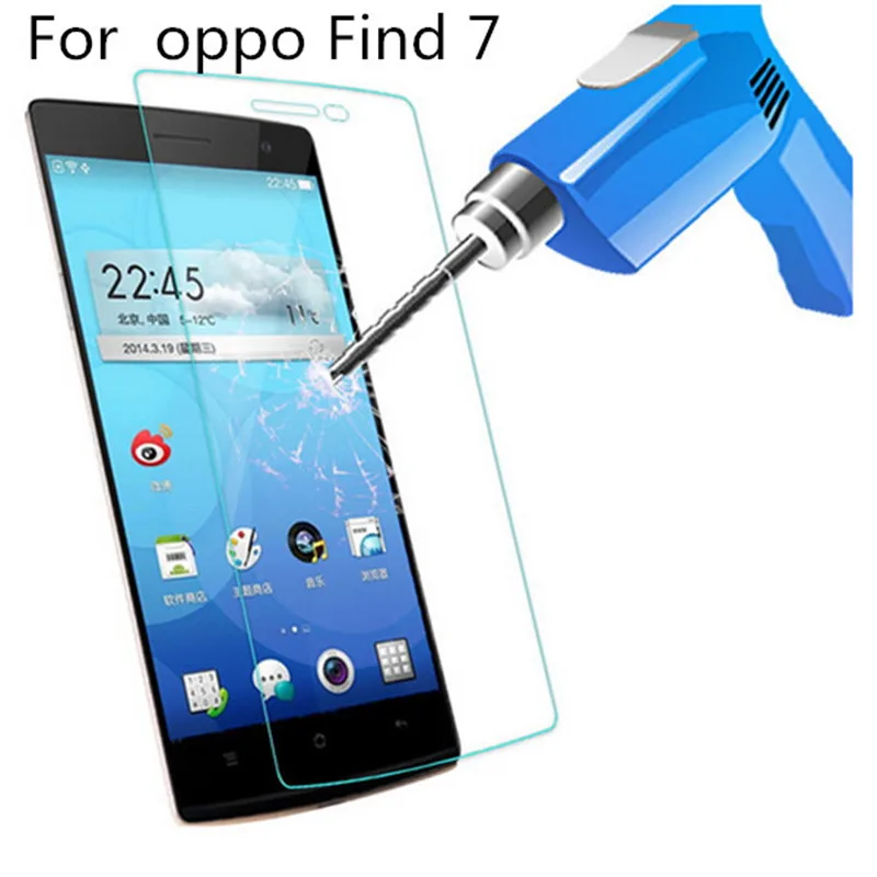 

Premium Tempered Glass For OPPO Find 7 7a X9007 X9077 Find7 Screen Protector Toughened Protective Film Guard