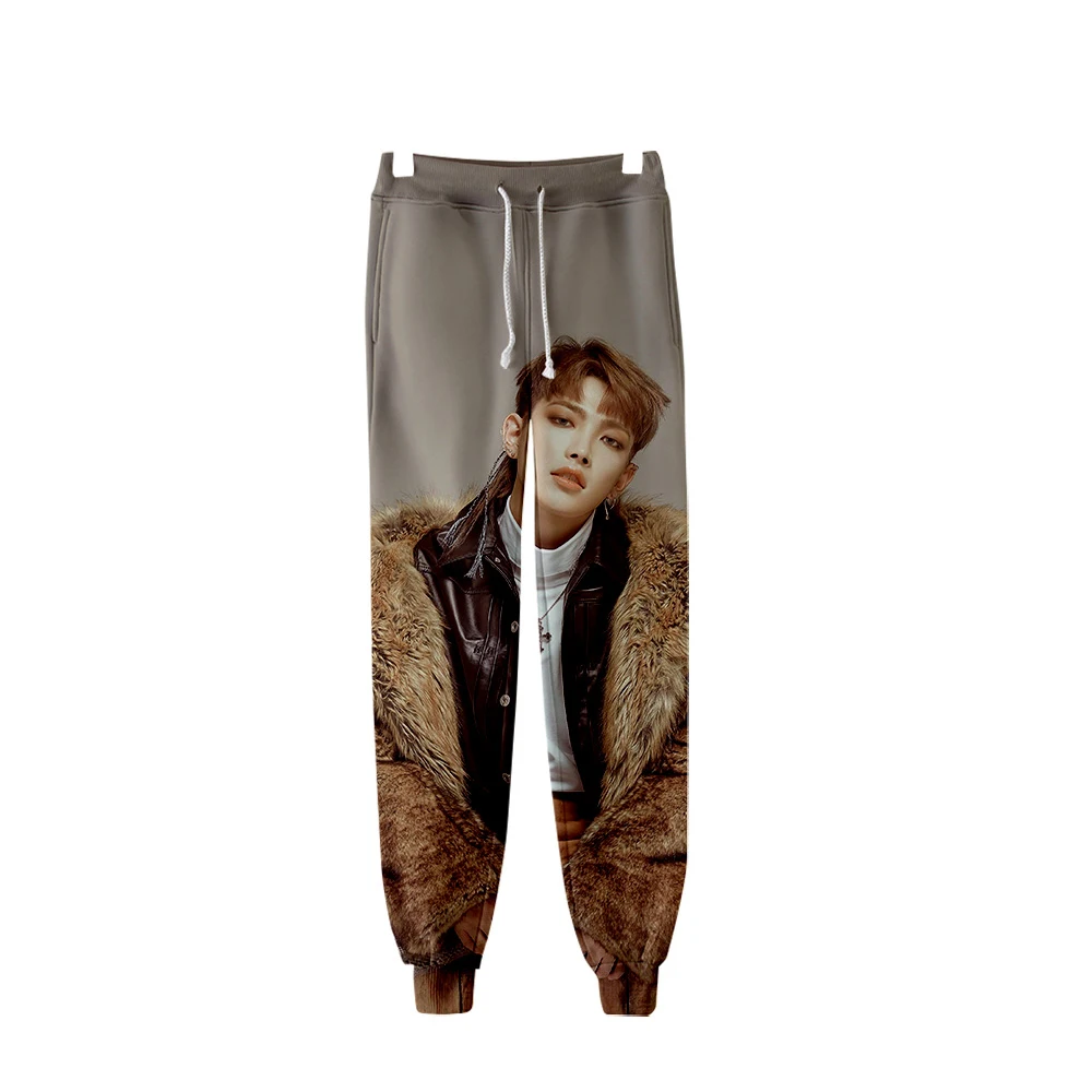 

Frdun Tommy Ateez Idol Pants 3D Slim Pants High Quality New Casual Warm Pants Trousers Kpop Fashion Casual Comfortable
