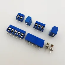 20 шт. 2 Pin 3 Pin винт синий PCB Клеммная колодка Разъем 5 мм Шаг KF306-2P KF306-3P