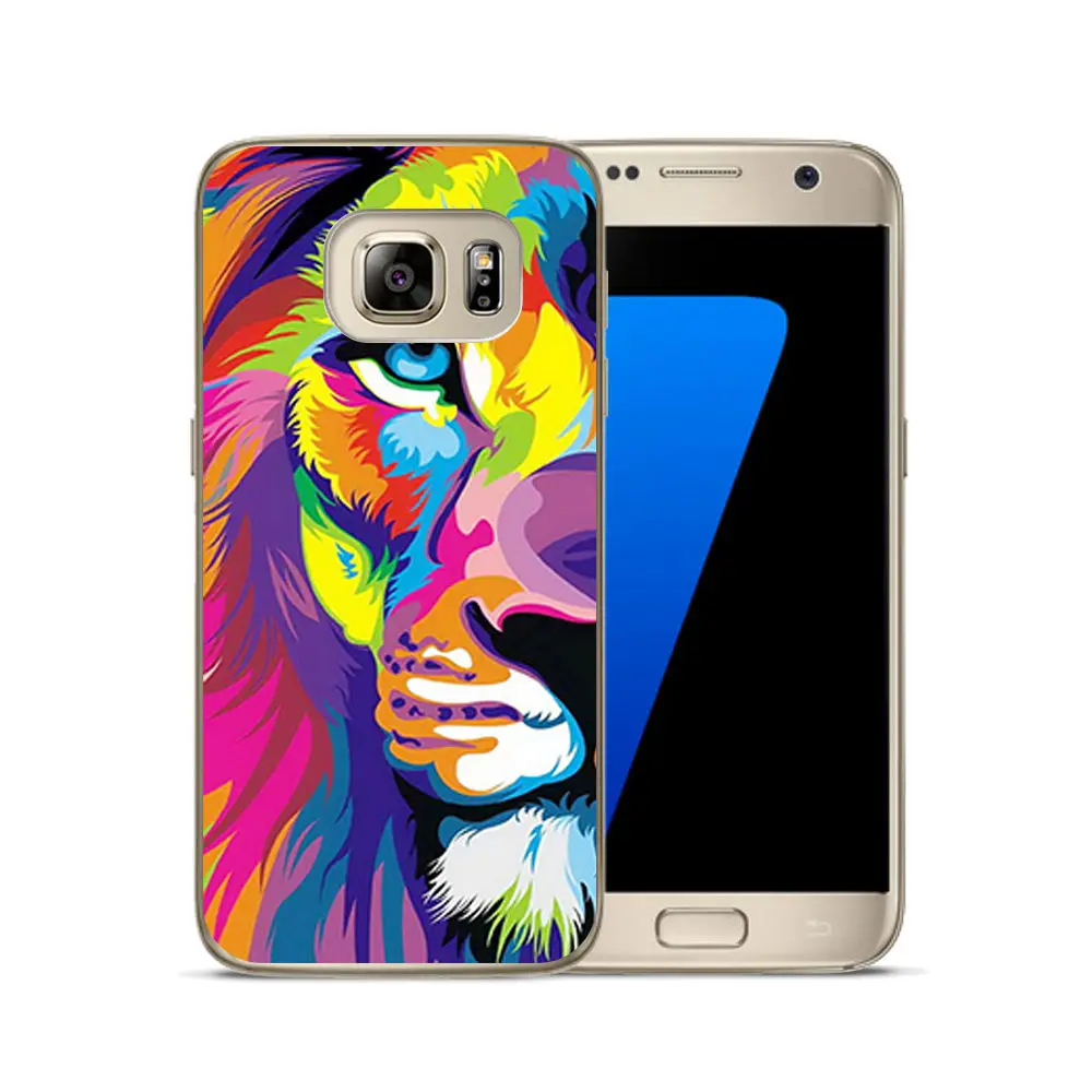 Smart Back Protective Phone Cover Case FOR Samsung S5 Soft TP Case FOR Samsung S8 Clear painted Case FOR Galax S6 S7 S8 Plus S9 (13)
