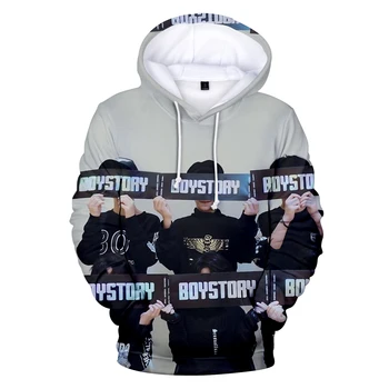 

China Hot singer BOY STORY 3D Hoodies Sweatshirt Men/Women Fashion Spring Fall Winter Long Sleeve Hoodies BOY STORY Hoodies