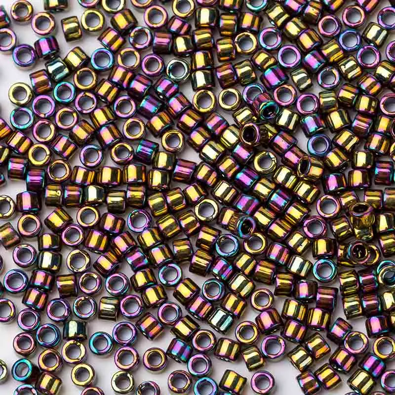 DB23 (3) Taidian Metallic Bronze Miyuki Delica Seedbeads 110 for Boho Jewelry Making Accessories DB22L 35Gramslot 1.6x1.3mm