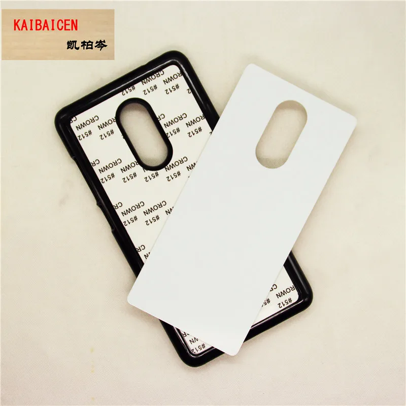 

Kaibaicen For Xiaomi Redmi Note Note2 Note3 Note4 Hard plastic Sublimation case with aluminium plate insert 5 pie